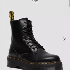 Dr. Martens Black Lace Up Boots